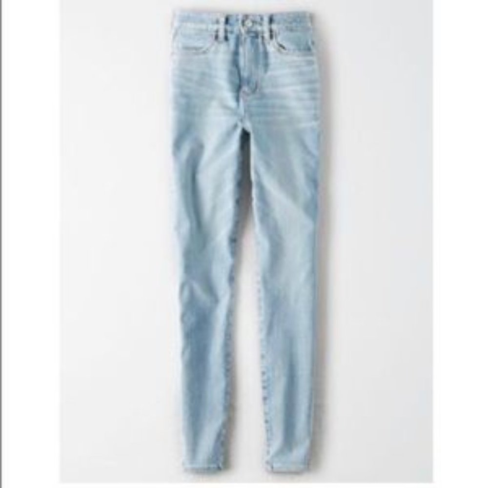 AE Ne(x)t Level High-Waisted Jegging Light Wash